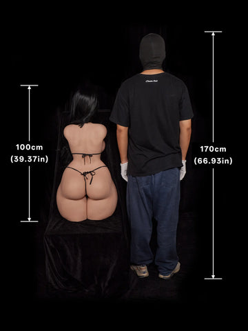 T837-54.781lbs/104cm Lightweight J Cup Life Size Temptation Asian Sex Doll Torso With OR Without Head Options | Climax Doll