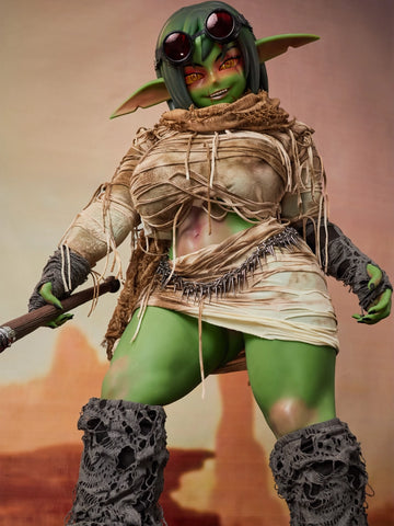 F7688-22.7kg Lightweight Fantasy MILF Silicone Sex Doll Wasteland Huntress Barza | Climax Doll ULW