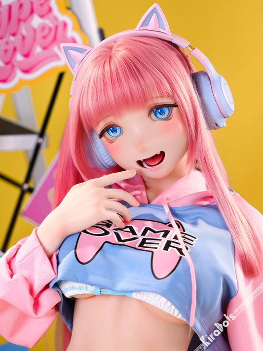 F8674—164cm/5ft5-32kg G Cup Big Tits Silicone Game Girl Anime Sex Doll  | Kiradols