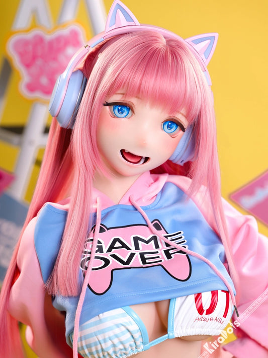 F8674—164cm/5ft5-32kg G Cup Big Tits Silicone Game Girl Anime Sex Doll  | Kiradols