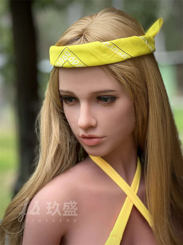 F661—Milena 150cm/4ft9 D Cup Curvy TPE Long Hair Blonde Female Sex Doll |Jiusheng Doll