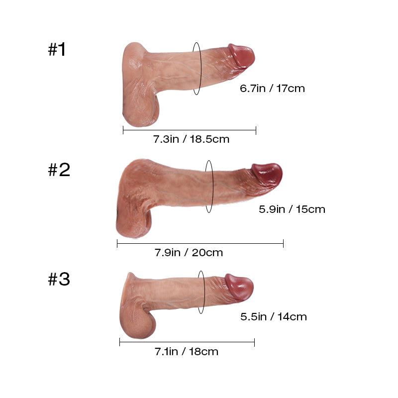 T637 - 36.4 lbs Mark PRO Realistic Removable Silicone Dildo for TPE Male Sex Doll | Tantaly