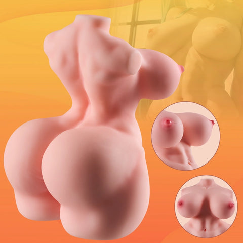 P116-2.2 lbs Muscle Fake Pussy Realistic Masturbator Mini Hentai Sex Doll Torso【IN Stock】 | MRL