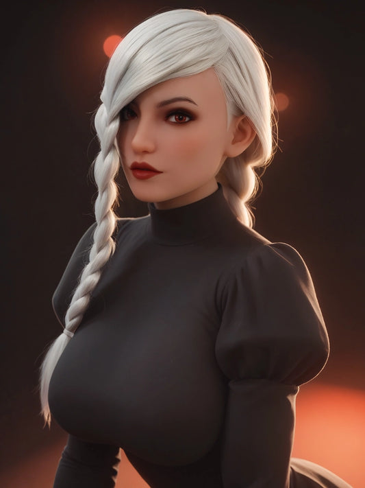 F4496- 162cm(5.3ft)-47kg  H Cup Silicone Head Sexy Anime Sex Doll丨6YE