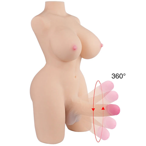 T635 - 30.3 lbs-7.1 ft Sarina Big Penis Trans shemale Sex Doll Torso | Tantaly