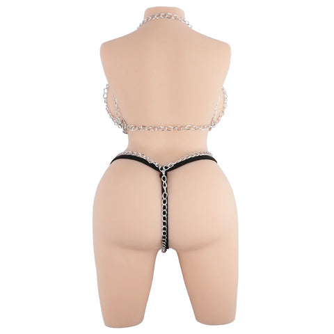 T635 - 30.3 lbs-7.1 ft Sarina Big Penis Trans shemale Sex Doll Torso | Tantaly