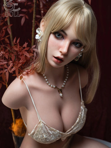 T282-107cm( 3ft6″)-24kg H Cup Natural Olivia Grant.A Silicone Realistic Sex Doll With Head｜SE Doll