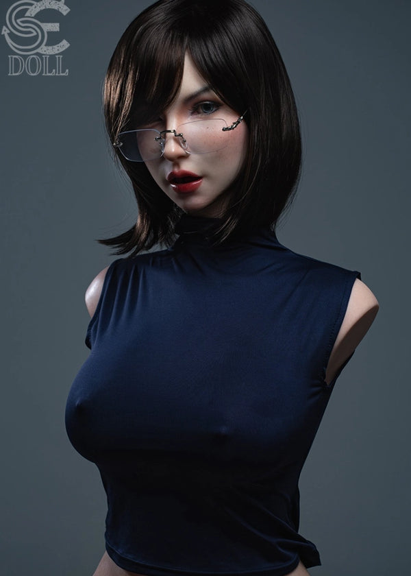 T286k-114cm( 3ft9″)-22kg F-cup Natural Zoe Ellis.A Silicone Realistic Sex Doll Torso With Head｜SE Doll
