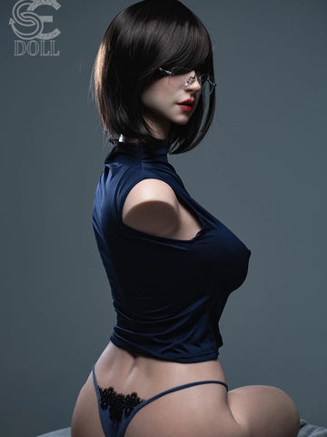 T286-114cm( 3ft9″)-22kg F-cup Natural Zoe Ellis.A Silicone Realistic Sex Doll Torso With Head 【IN Stock US】｜SE Doll