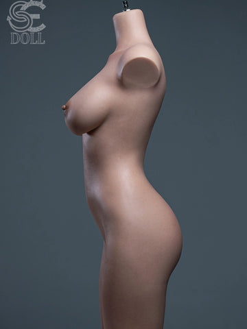 T286-114cm( 3ft9″)-22kg F-cup Natural Zoe Ellis.A Silicone Realistic Sex Doll Torso With Head 【IN Stock US】｜SE Doll