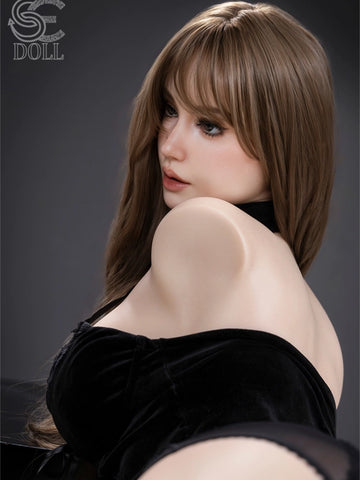 T331-114cm/3ft9″ F-cup Natural Isla Kane.A Silicone Sex Doll Torso With Head｜SE Doll