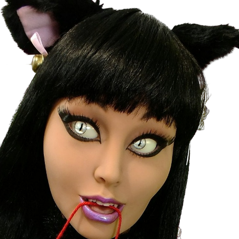 H006 Halloween Sex Doll Head