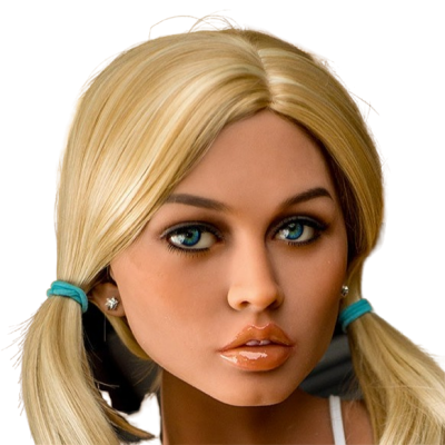 H049 Ultra Realistic Sex Doll Head with Smooth Skin