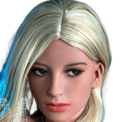 H017 European Sex Doll Head with Pointed Chin