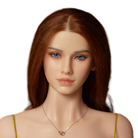 H601 CST Silicone Sex Doll Face | Blue Eyes
