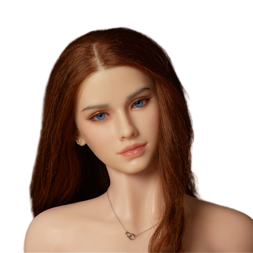 H601 CST Silicone Sex Doll Face | Blue Eyes