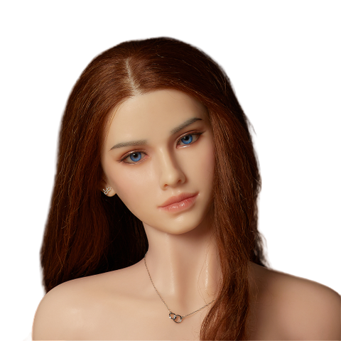 H601 CST Silicone Sex Doll Face | Blue Eyes