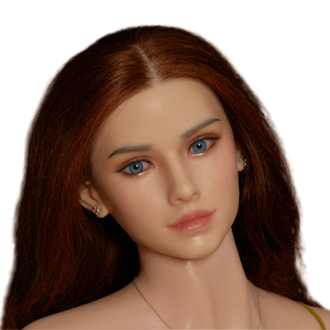 H601 CST Silicone Sex Doll Face | Blue Eyes