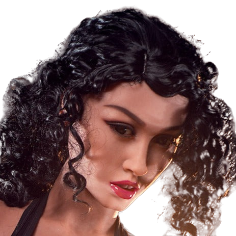 H132 Sex Doll Head｜Curly Hair Thin Face【WM Doll Head】