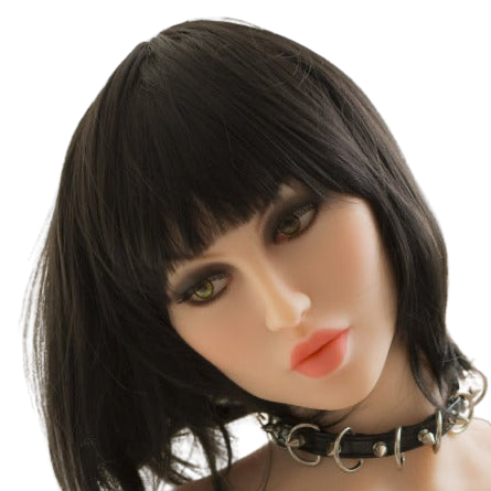 H133 Sex Doll Head｜Brunette girl with short hair styling【WM Doll Head】