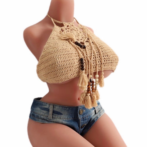 T631 (37.47lb/27.55inch) Sexiest tan-skinned life-size sex doll with curvy torso