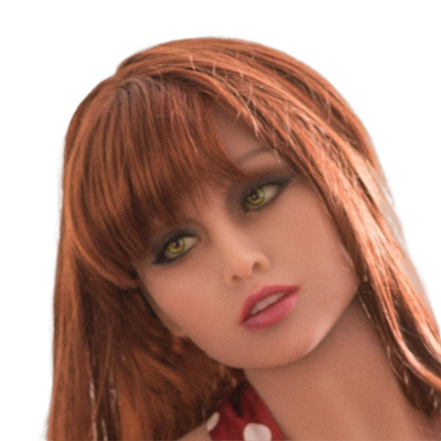 H039 Dreamy Sex Doll Head with Straight Hair