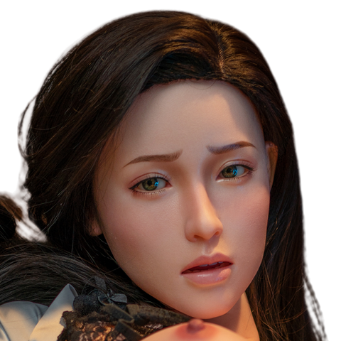 H635  Silicone Asian Sex Doll face ｜Zelex Doll head