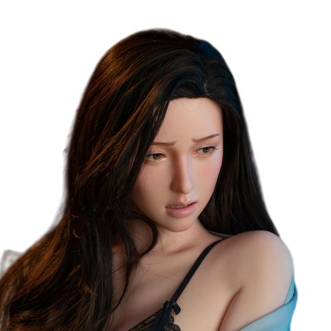 H635  Silicone Asian Sex Doll face ｜Zelex Doll head
